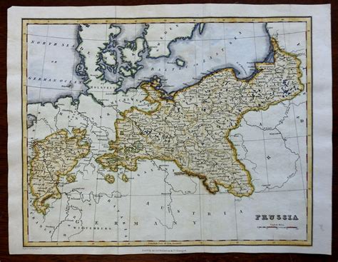 Kingdom of Prussia Westphalia Lorraine Pomerania Posen 1850 Fullarton map: (1850) Map ...