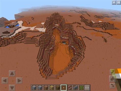 Mesa Seed with Hidden Canyon for Pocket Edition | Minecraft pe seeds, Minecraft, Seeds