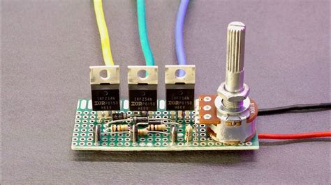 DIY Brushless Motor Controller 40A ESC BLDC Module using MosFet IRFZ34N ...