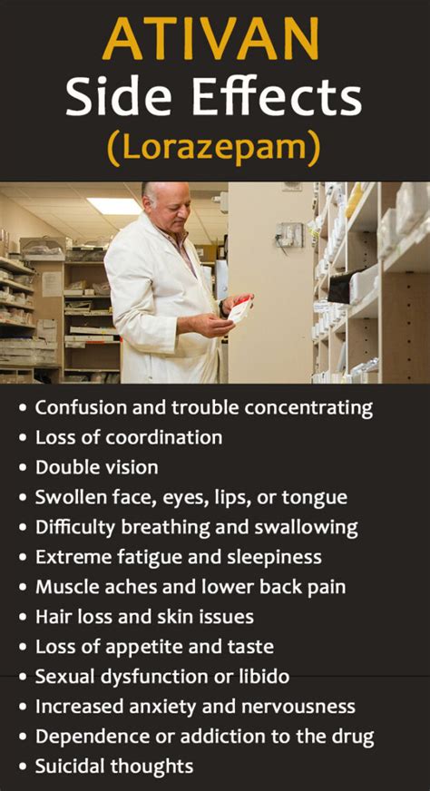 Ativan Side Effects, Uses, and Withdrawal (Lorazepam)