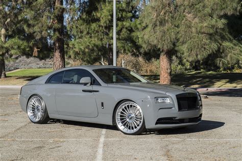 Gray Rolls Royce Wraith Showing Off Chrome Forgiato Rims — CARiD.com ...