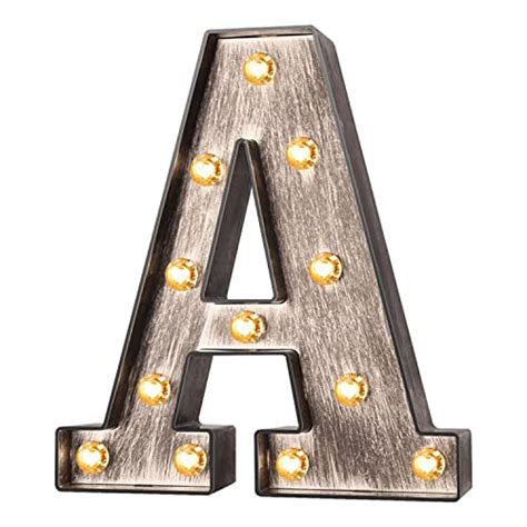 Best Metal Letters With Lights