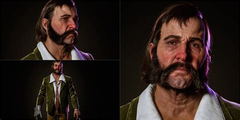 Recreating Disco Elysium's Harrier Du Bois in ZBrush, SP & UE5