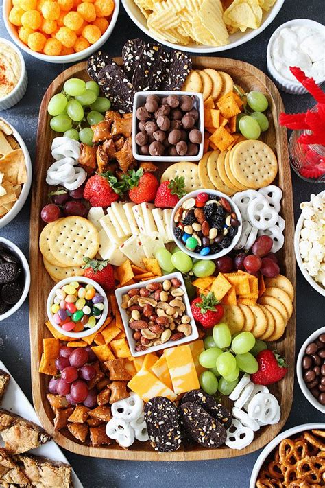 Sweet and Salty Snack Board-the perfect party food for easy ...