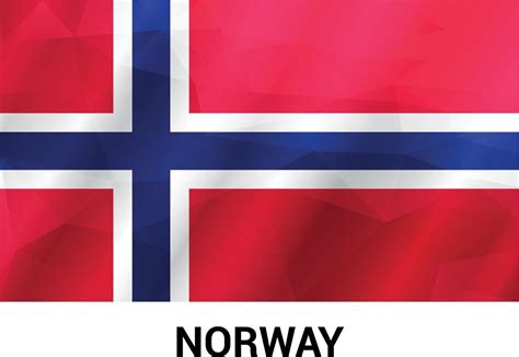 Norway flag design vector 13341731 Vector Art at Vecteezy