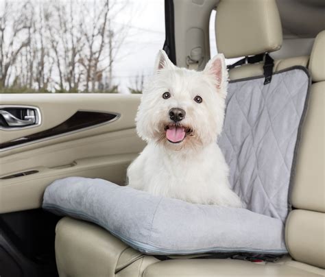 PetSafe Happy Ride Car Bed for Dogs up to 30lbs, Pet Bed and Seat Cover Combo, Grey - Walmart.com