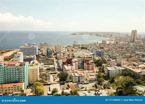 Cuba Aerial View of Havana Bay Editorial Image - Image of island, embargo: 171140025