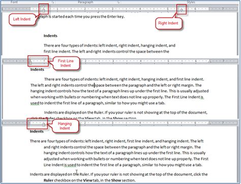 The Differences Between Indents, Tabs, and Rulers in MS Word