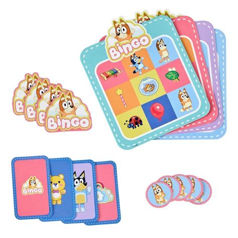 Bluey Bingo's Bingo Game Family/Kids/Children Card Fun Play Games Toy Set 3y+ | Bluey Online ...