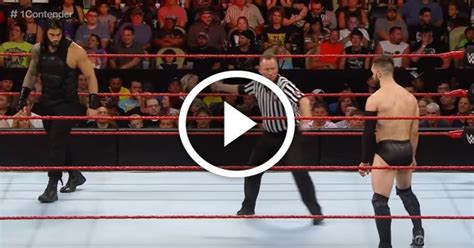 Roman Reigns vs. Finn Bálor: Raw, July 25, 2016 - WrestlingRumors.net