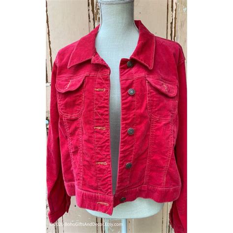 Retro James Dean Jacket | Vintage style jacket, Red corduroy jacket ...