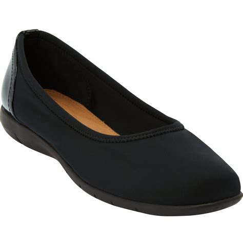 Comfortview Women's Wide Width The Lyra Flat Shoes - Walmart.com