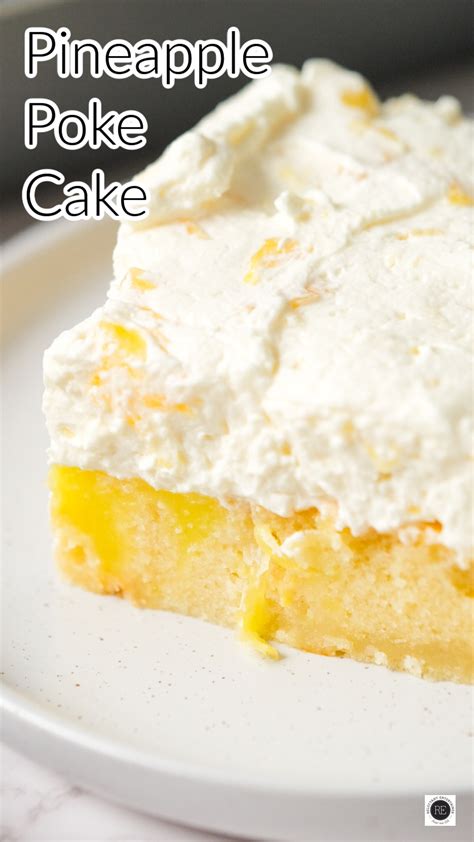 Pineapple Poke Cake - Reluctant Entertainer