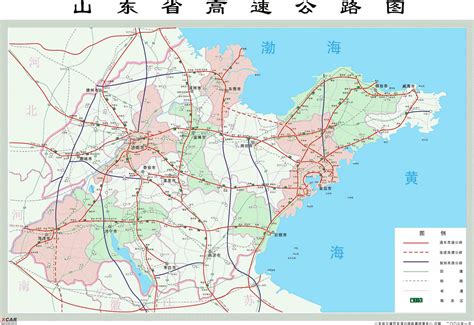 山东省公路交通地图【相关词_ 山东省公路电子地图】 - 随意贴