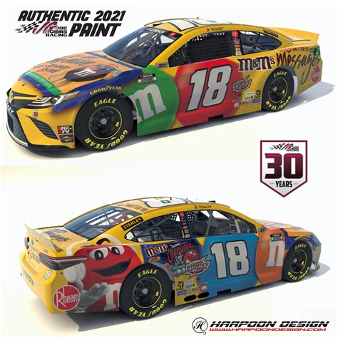 2021 Kyle Busch M&M Messages Competitive Camry by Brantley Roden ...