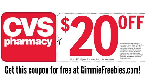 $20 Pharmacy Coupon | | Pharmacy, Cvs, Coupons