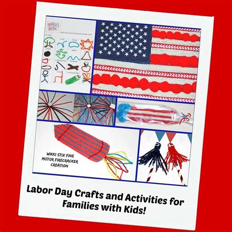 24 Ideas for Labor Day Crafts for toddlers - Home, Family, Style and Art Ideas