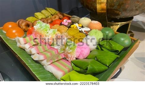 Jajanan Pasar Various Colorful Traditional Indonesian Stock Photo ...