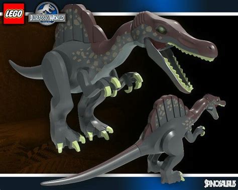 Lego Spinosaurus Lego Jurassic Park, Jurassic World Dinosaur Toys ...