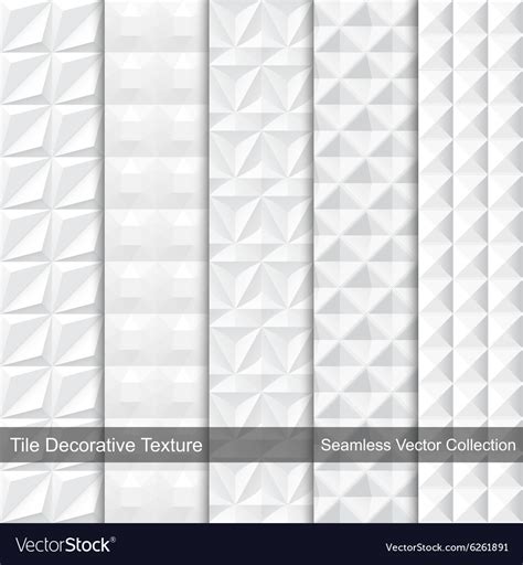 White texture collection Royalty Free Vector Image