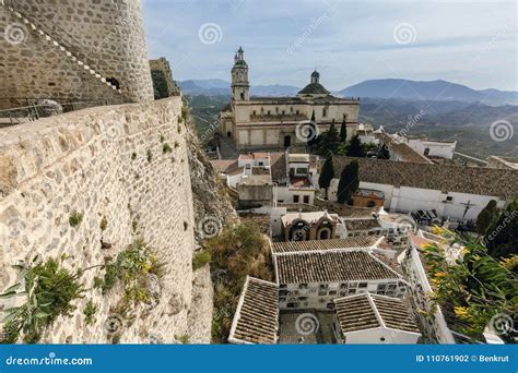 Olvera Castle and Parish of Our Lady of the Incarnation Stock Photo - Image of andalusia ...