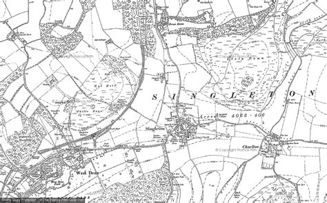 Historic Ordnance Survey Map of Singleton, 1896