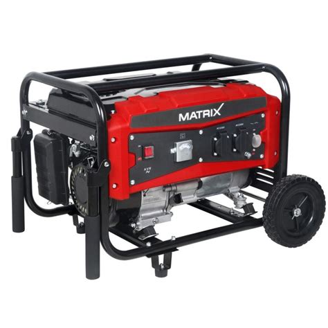 Generator de curent Matrix PG 2900, 2,9kV, motor 2 timpi nonofazic, 15l rezervor – Matrix-Direct