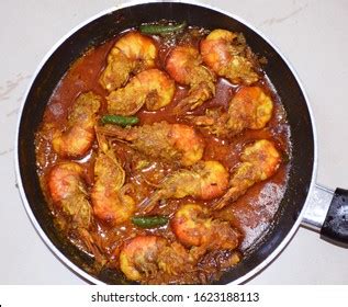 Traditional Indian Bengali Fish Dish Chingri Foto de stock 1623188113 | Shutterstock