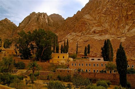 saint-catherine-monastery-place-of-the-burning-bush-and-ten-commandments-in-mount-sinai-egypt ...