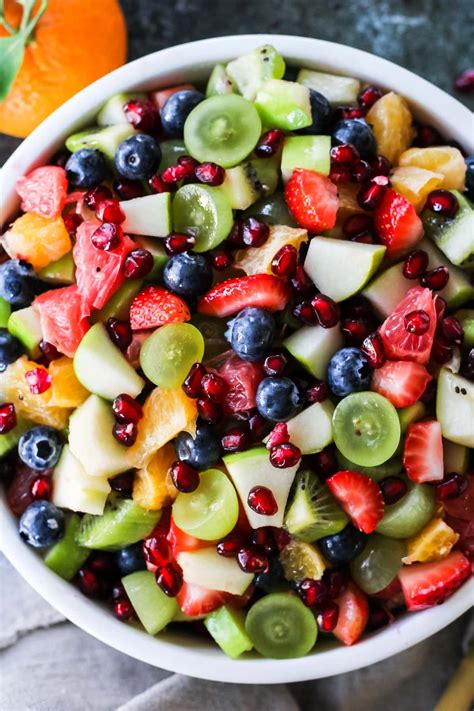 This Easy Fruit Salad is bright, fresh and delicious! A wonderful addition to your breakfast ...