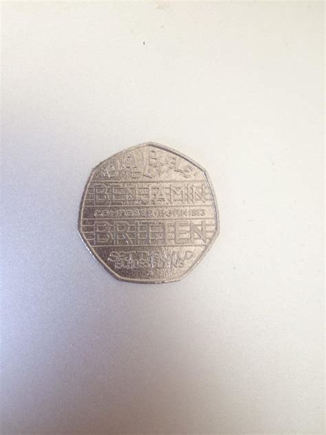 RARE Benjamin Britten 2013 50p coin | in Wootton, Northamptonshire | Gumtree