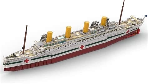 Sunery Britannic Cruise Ship Model Building Blocks, 3445 Pieces, Large ...