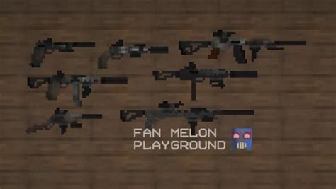 Weapon Pack with Accessories for Melon Playground | Download mods for ...