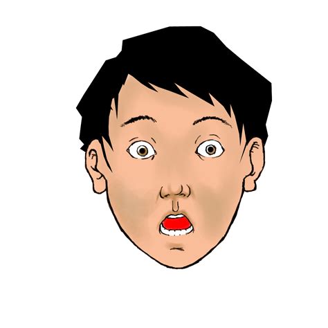 Shocked Face Cartoon - Cliparts.co