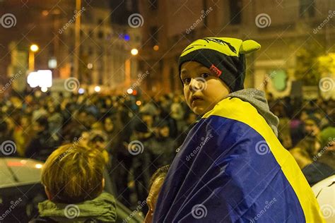 Massive Anti-corruption Protests in Bucharest Editorial Photo - Image ...