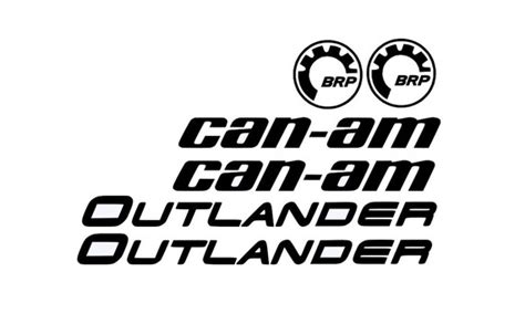 BRP CAN-AM team outlander commander Xtreme team sticker decal | Etsy