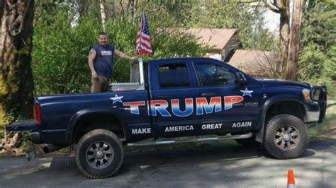 Tricked out Trump truck hits streets of Washington | kgw.com