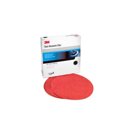 3M® 1191 - Red Abrasive Hookit™ Disc 6 in P500 50 Discs/Box