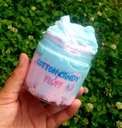 NEW Cotton Candy Fluff Cloud Slime, Cotton Candy Scented Slime - Etsy