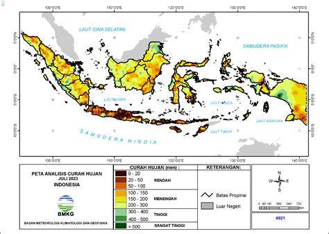 Analisis Curah Hujan dan Sifat Hujan Bulan Juli 2023 | BMKG