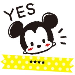 LINE Official Stickers - Disney Tsum Tsum Custom Stickers