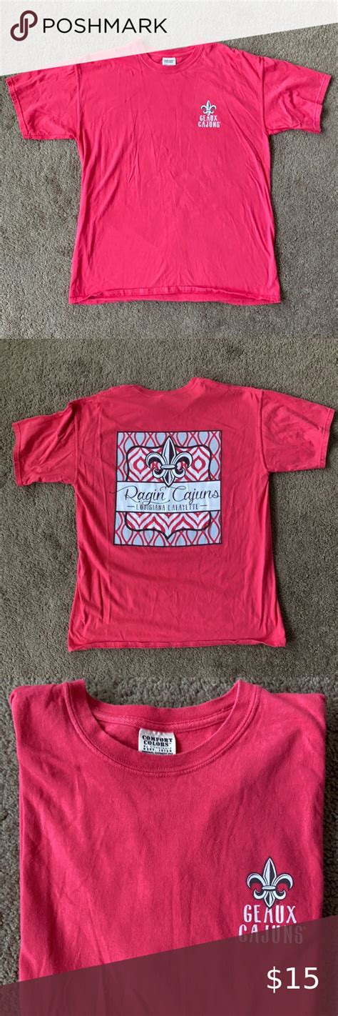 Ragin Cajuns Comfort Colors T-shirt | Tshirt colors, T shirt, Comfort ...