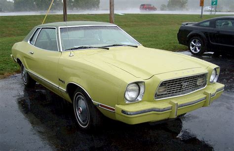 Medium Lime Yellow 1974 Ford Mustang II Coupe - MustangAttitude.com Photo Detail