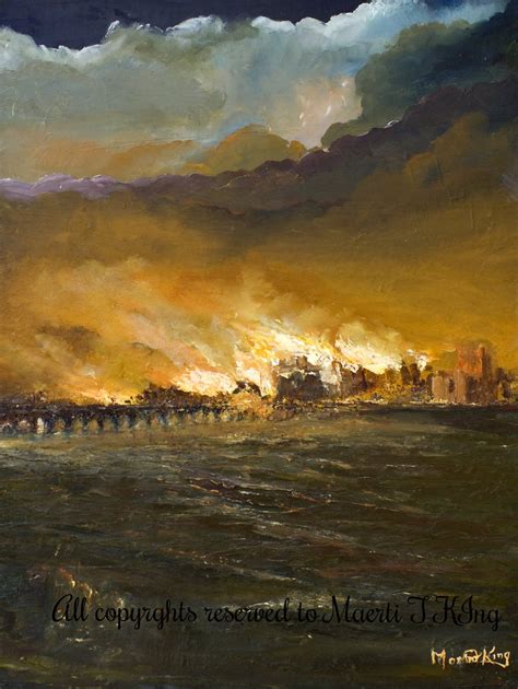 44. The Great Fire Of London — Clearwater Gallery | The great fire, Great fire of london, Fire