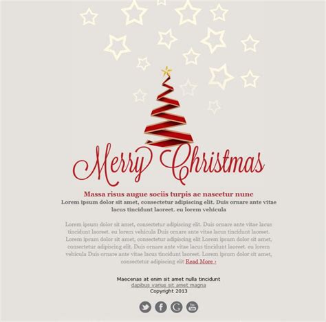 Holiday Email Template | Template Business