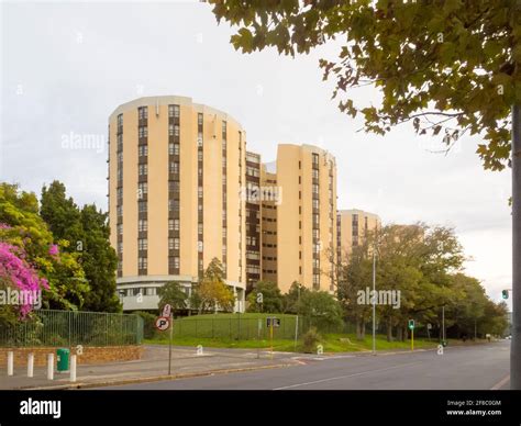 University residences at UCT, University of Cape Town campus during lockdown in South Africa ...