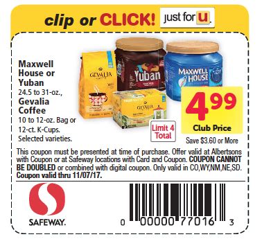 Gevalia K-Cups Coupon Stack - Pay just $3.99 for Coffee K-Cups (Reg. $8.59) - Super Safeway