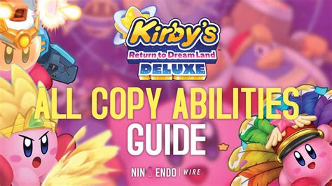 Guide - All copy abilities in Kirby's Return to Dream Land Deluxe ...