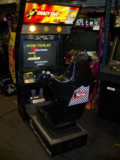 CRAZY TAXI SITDOWN DRIVER ARCADE GAME