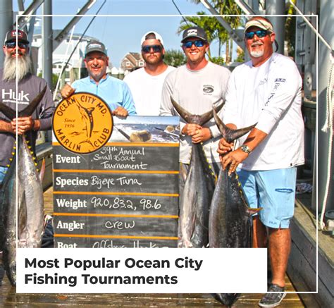 The Most Popular Fishing Tournaments in Ocean City, MD